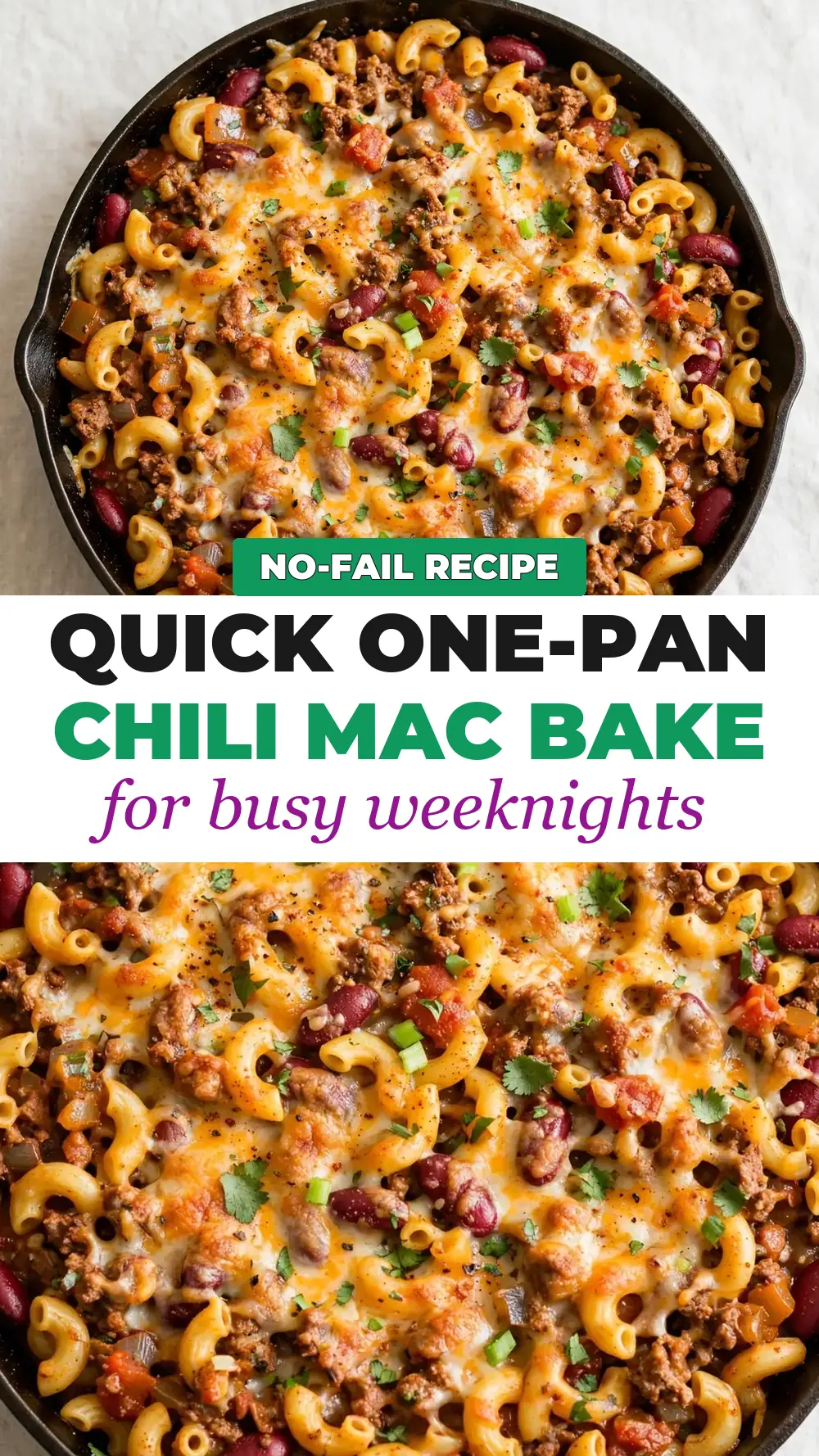 Save One-Pan Chili Mac Bake to Pinterest