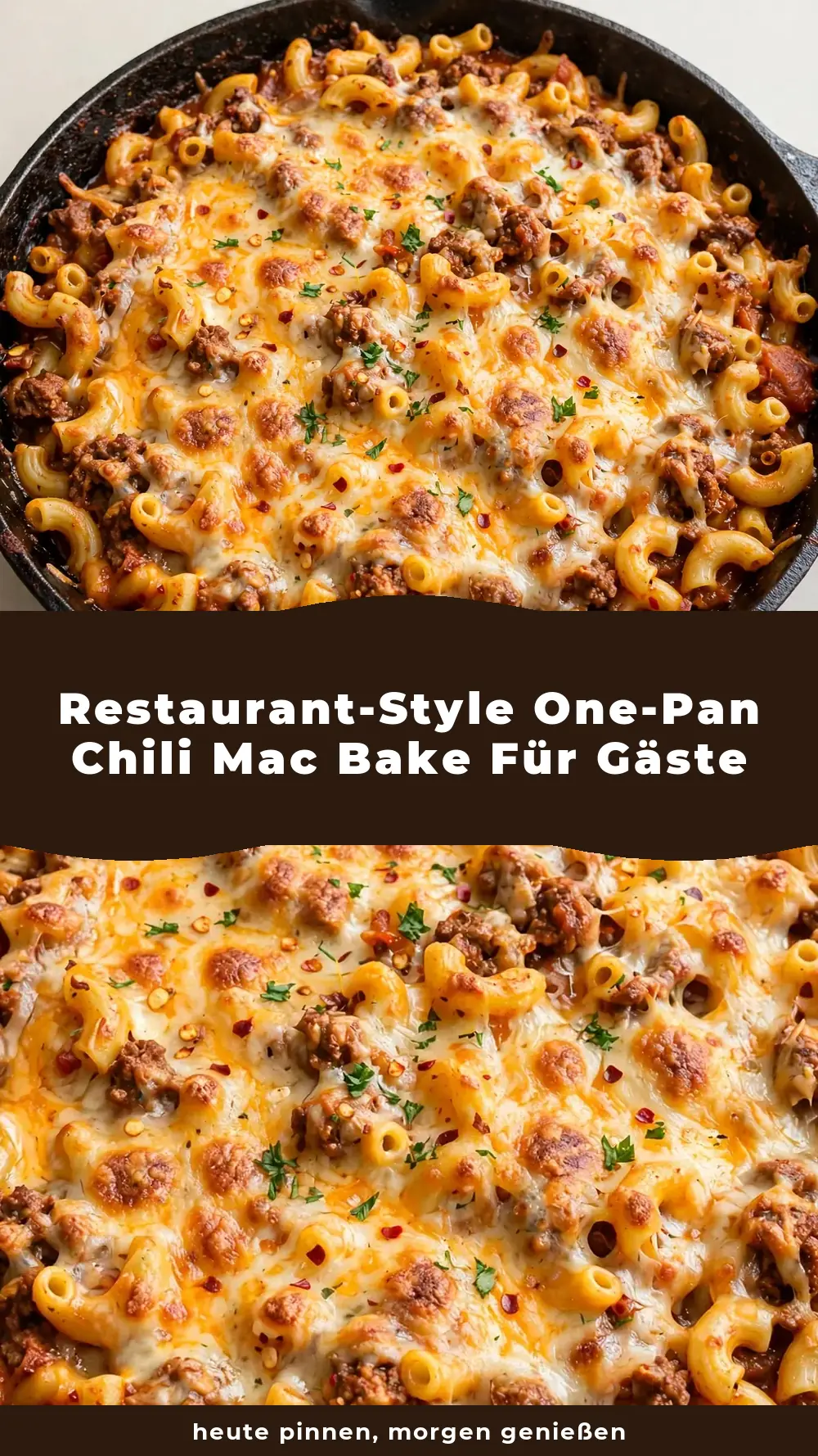 Save One-Pan Chili Mac Bake to Pinterest