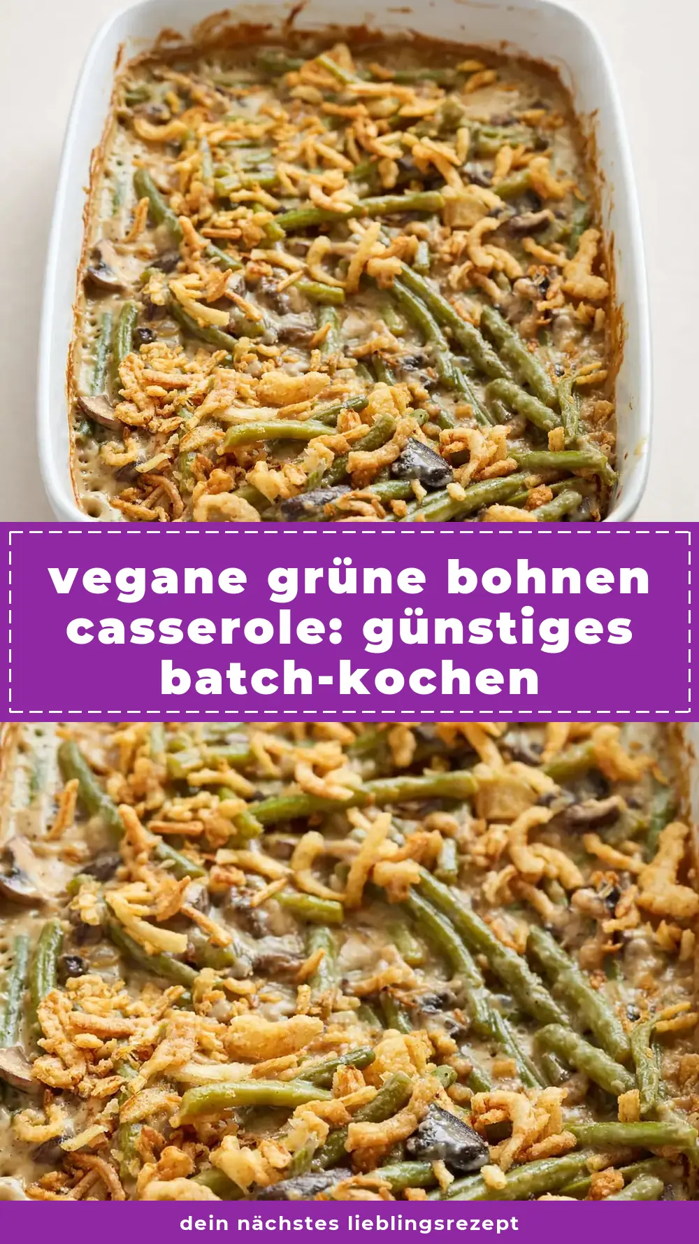 Save Vegan Green Bean Casserole to Pinterest