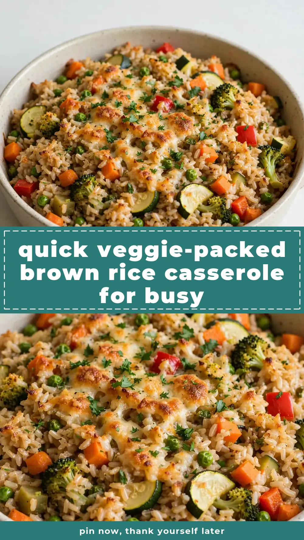 Save Veggie-Packed Brown Rice Casserole to Pinterest