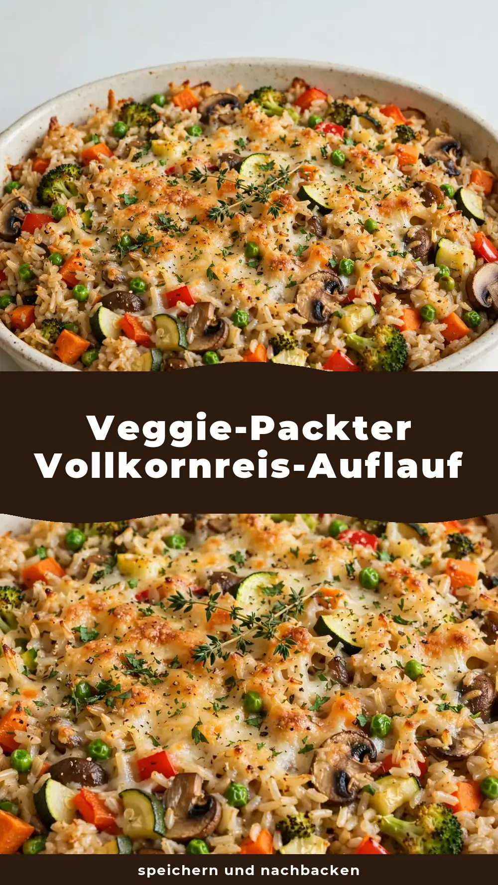 Save Veggie-Packed Brown Rice Casserole to Pinterest