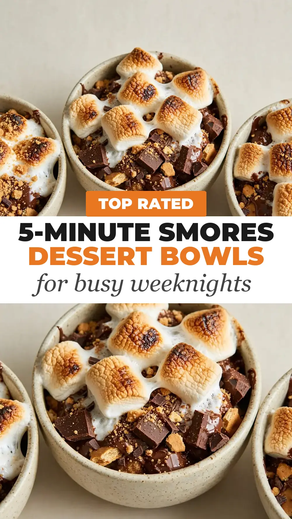 Save S'mores Dessert Bowls (Using Pork-Free Marshmallows) to Pinterest