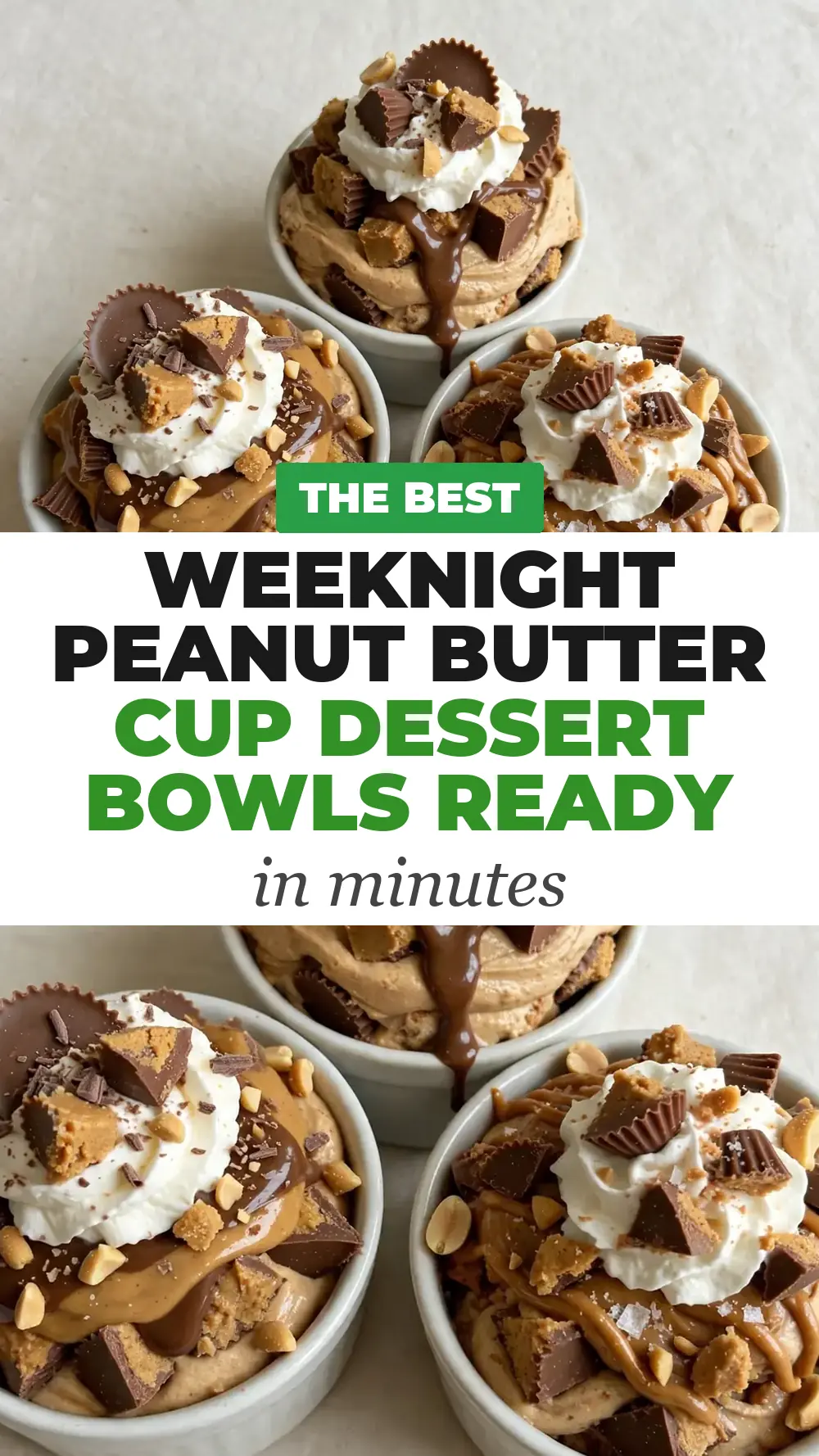 Save Peanut Butter Cup Dessert Bowls to Pinterest