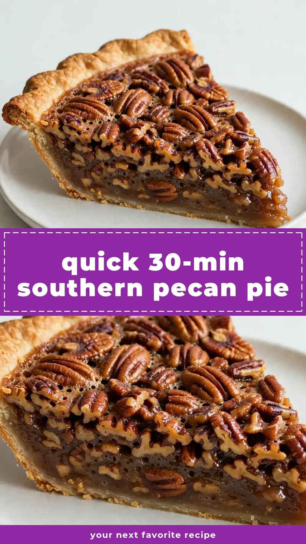 Save Southern Pecan Pie to Pinterest