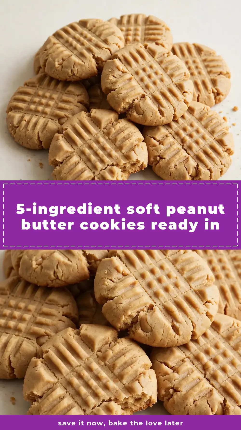 Save Soft Peanut Butter Cookies to Pinterest