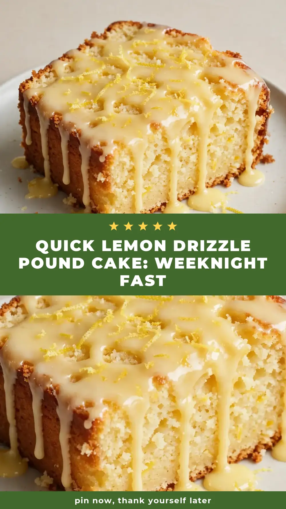 Save Lemon Drizzle Pound Cake to Pinterest