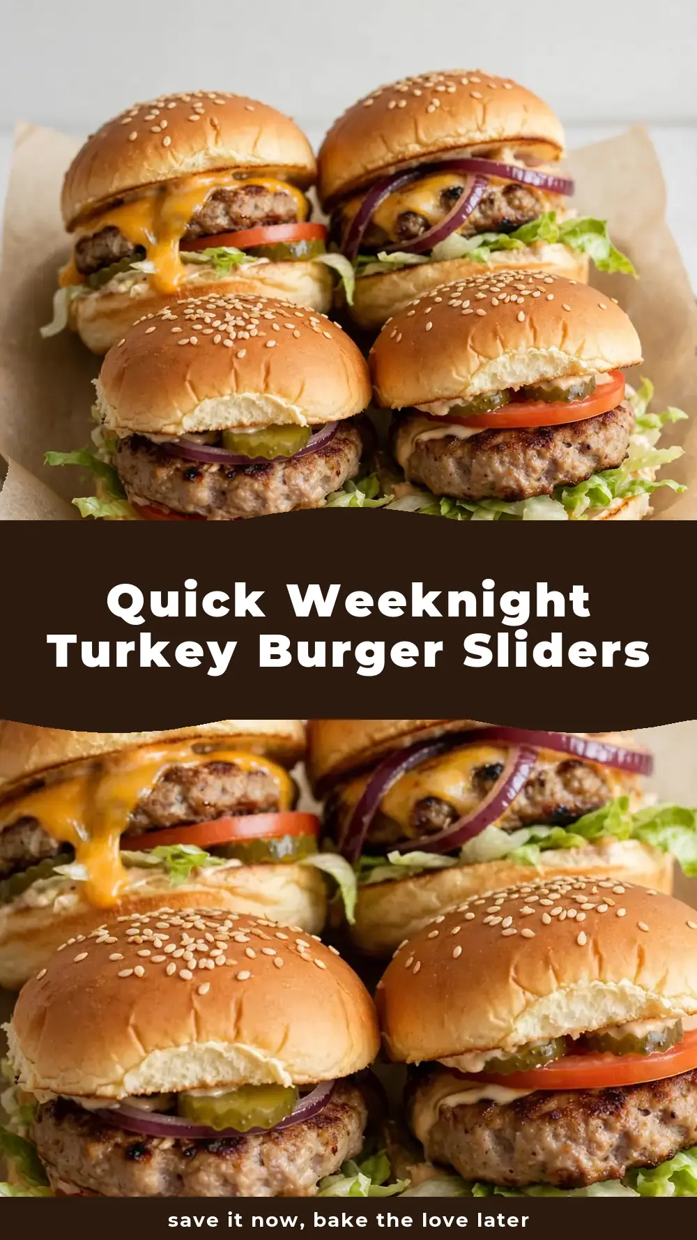 Save Turkey Burger Sliders to Pinterest
