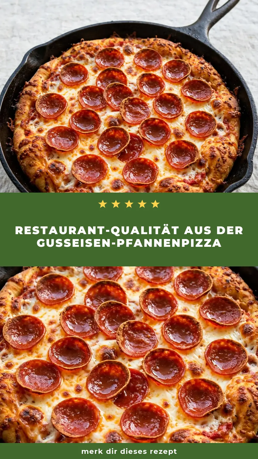 Save Cast Iron Skillet Pizza to Pinterest