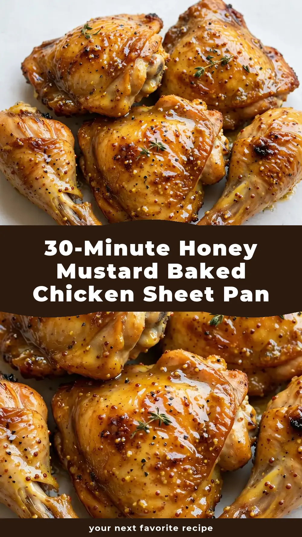 Save Honey Mustard Baked Chicken to Pinterest