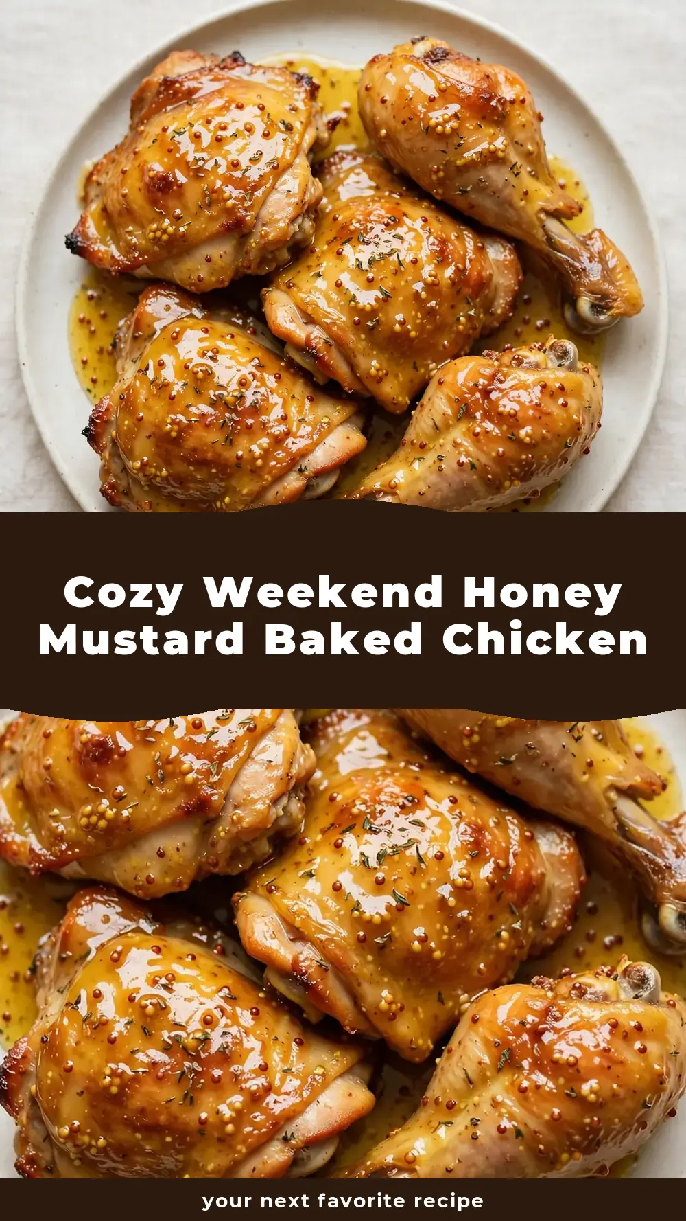Save Honey Mustard Baked Chicken to Pinterest