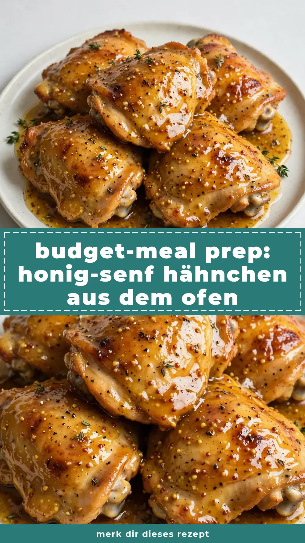 Save Honey Mustard Baked Chicken to Pinterest