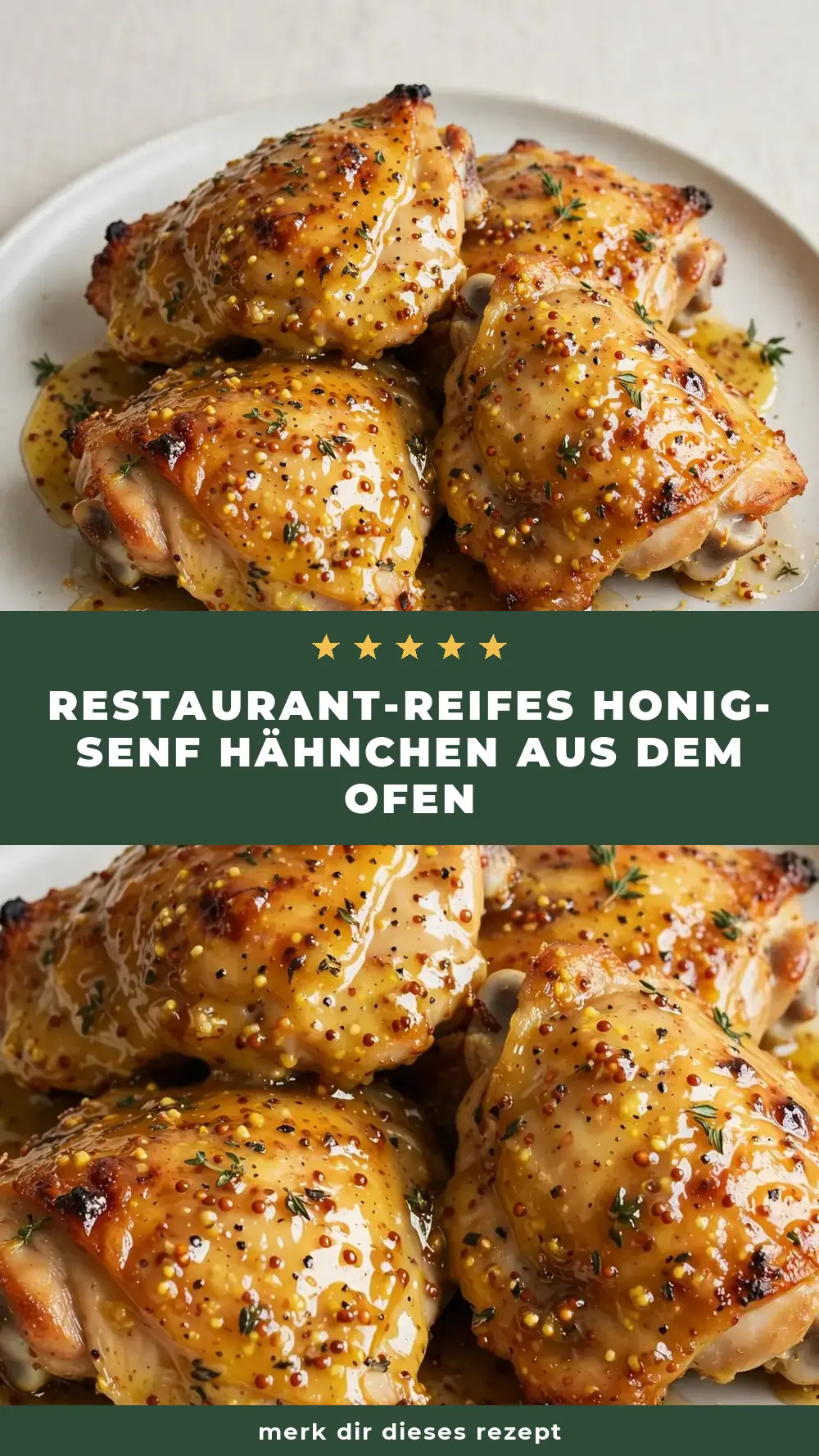 Save Honey Mustard Baked Chicken to Pinterest