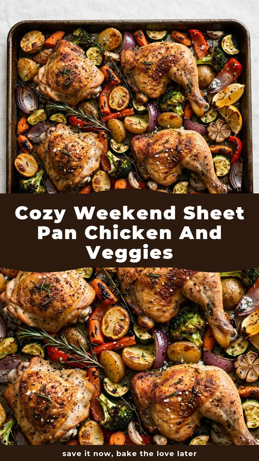 Save Sheet Pan Chicken and Veggies to Pinterest