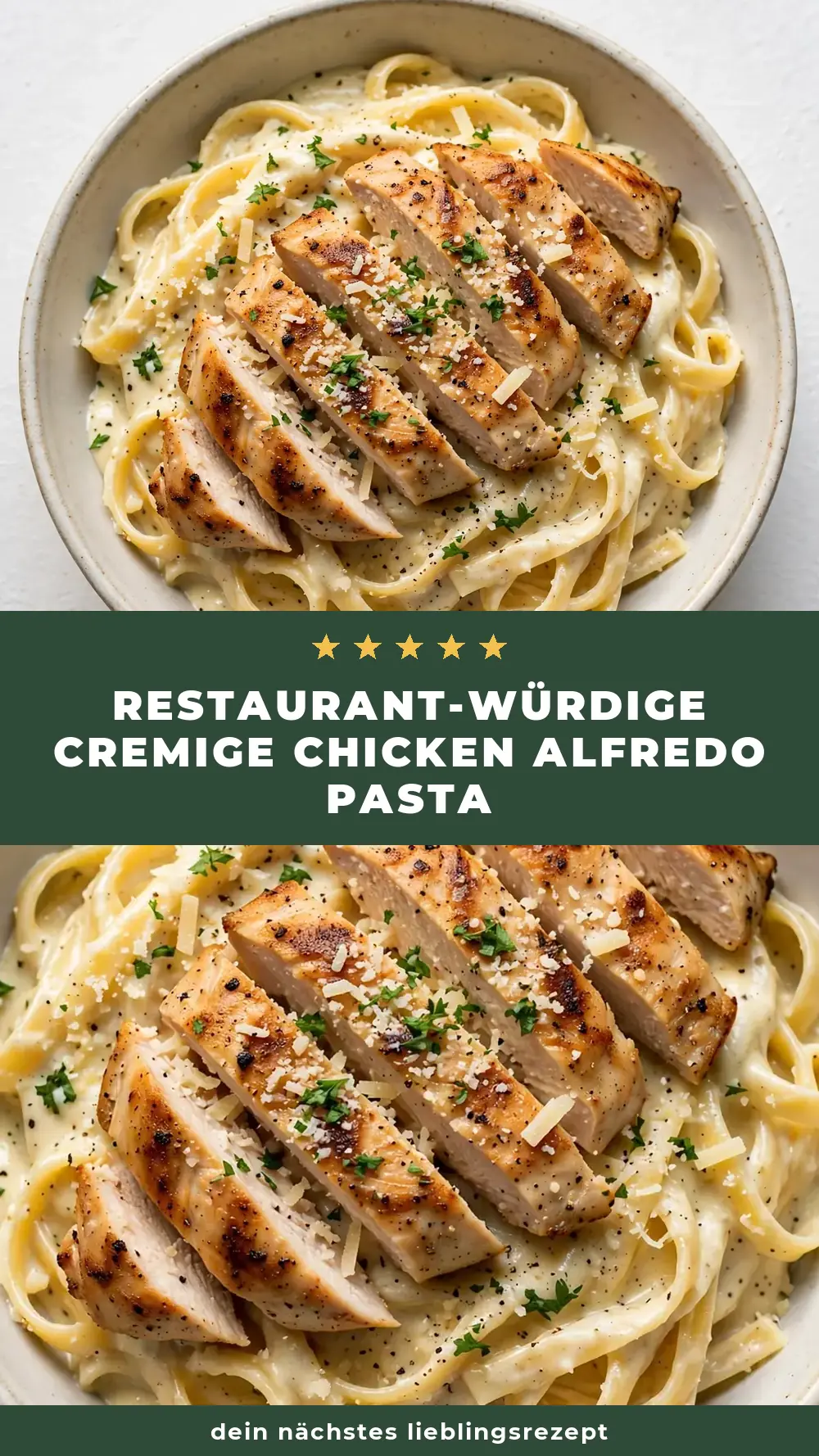 Save Creamy Chicken Alfredo Pasta to Pinterest