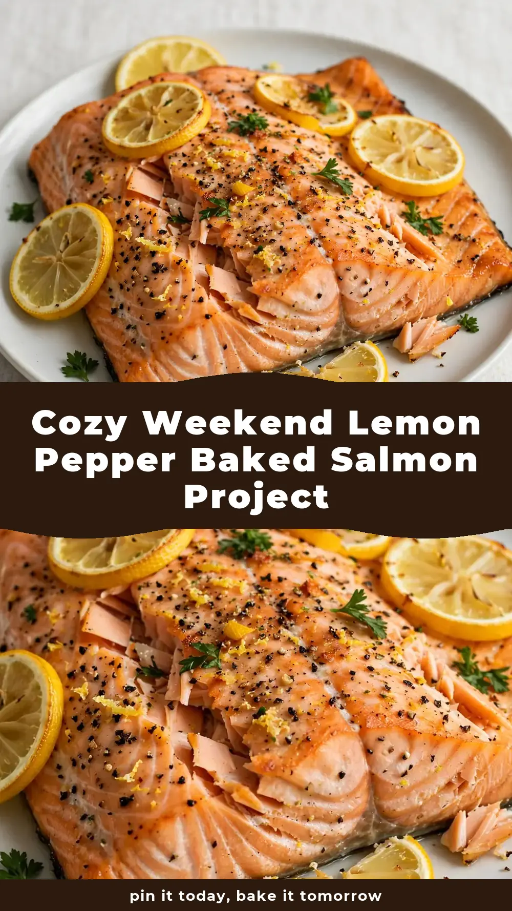 Save Lemon Pepper Baked Salmon to Pinterest