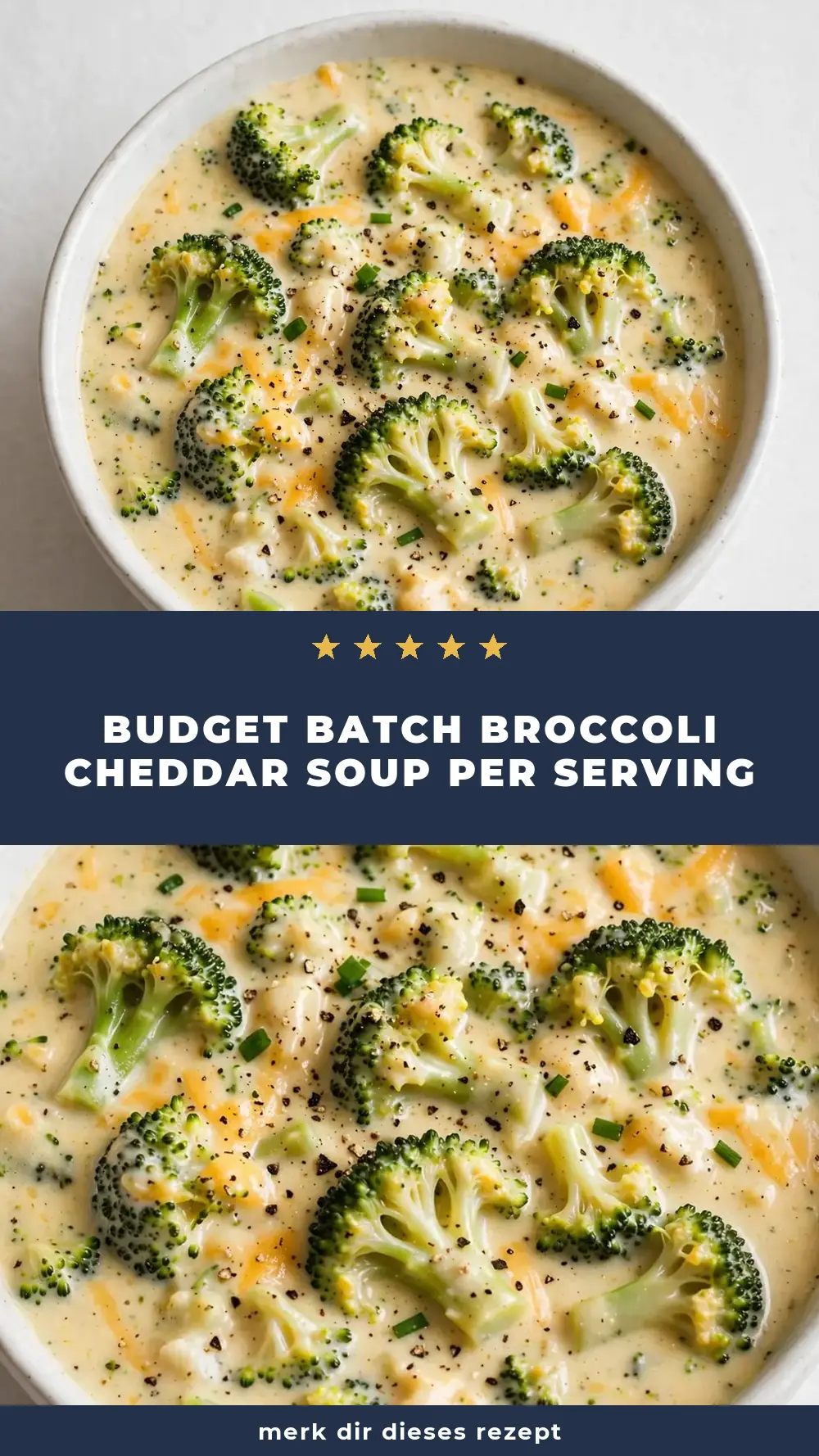 Save Creamy Broccoli Cheddar Soup to Pinterest