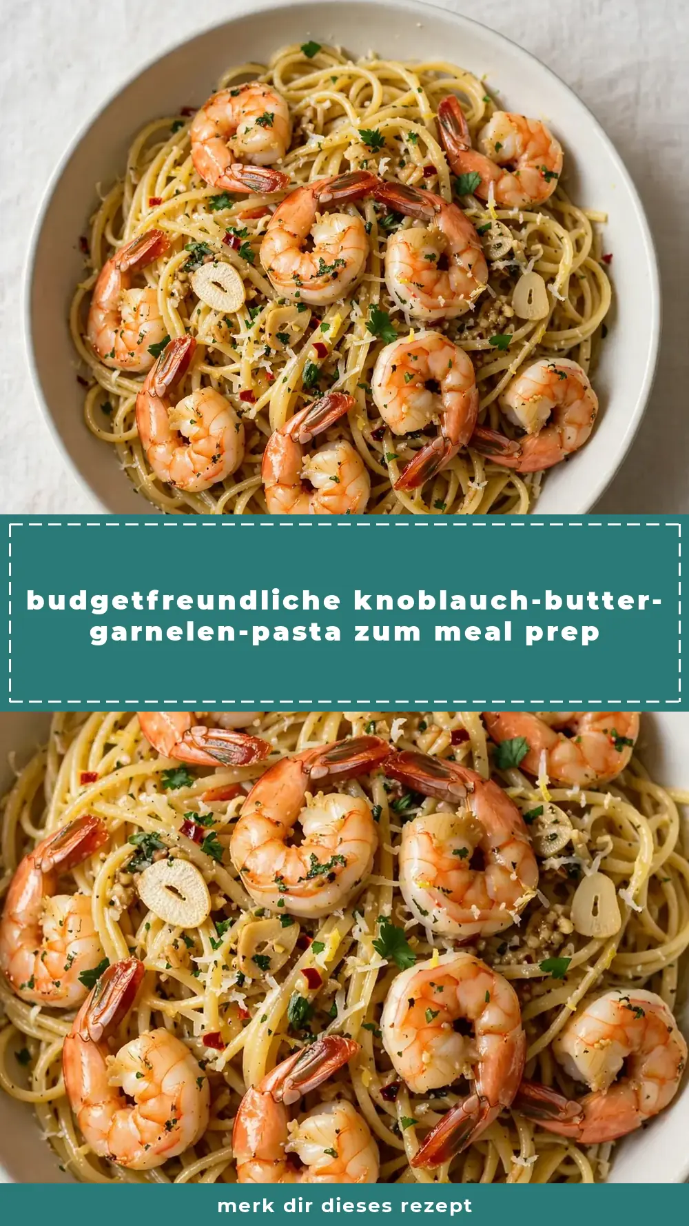 Save Quick Garlic Butter Shrimp Pasta to Pinterest