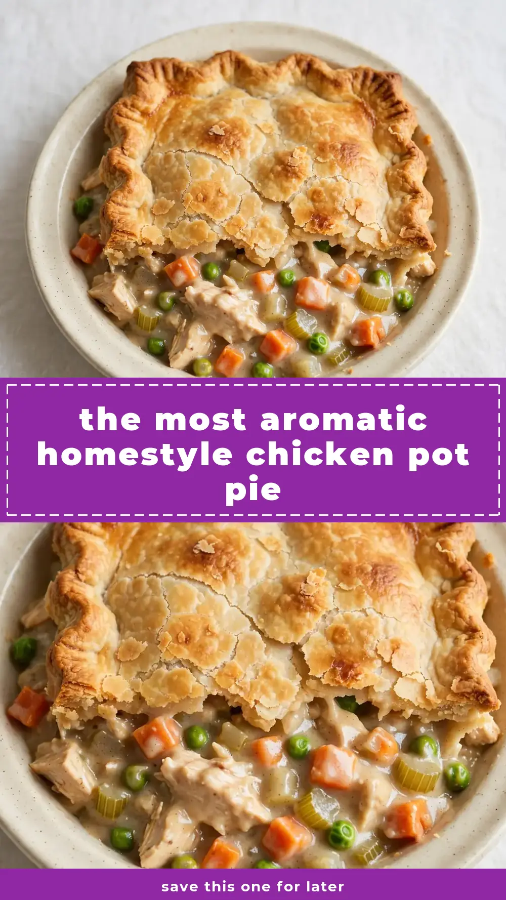 Save Homestyle Chicken Pot Pie to Pinterest