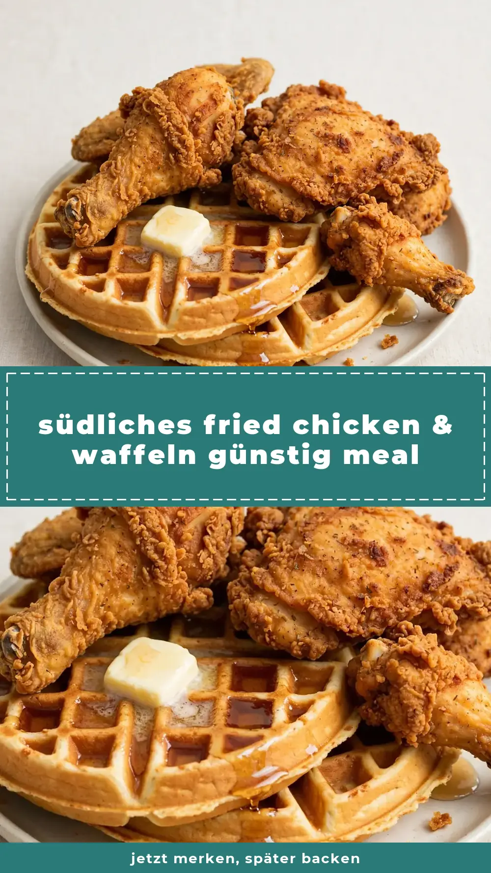 Save Southern Fried Chicken and Waffles to Pinterest