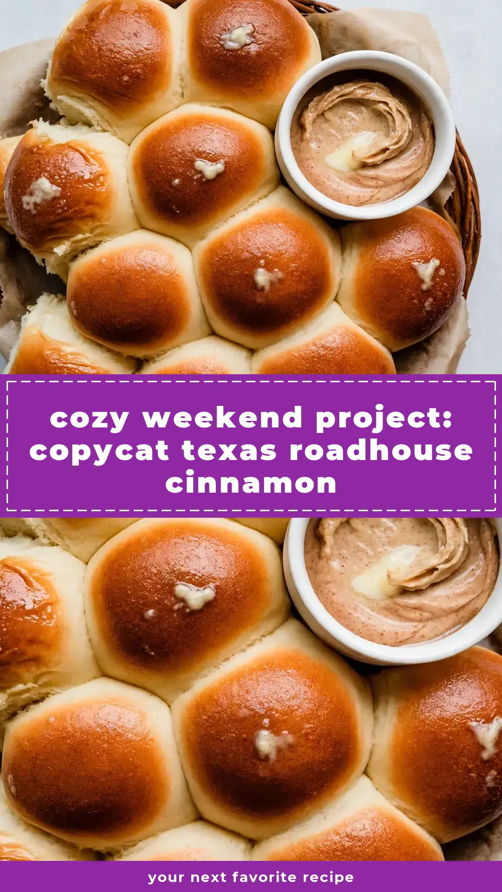 Save Copycat Texas Roadhouse Cinnamon Butter Rolls to Pinterest