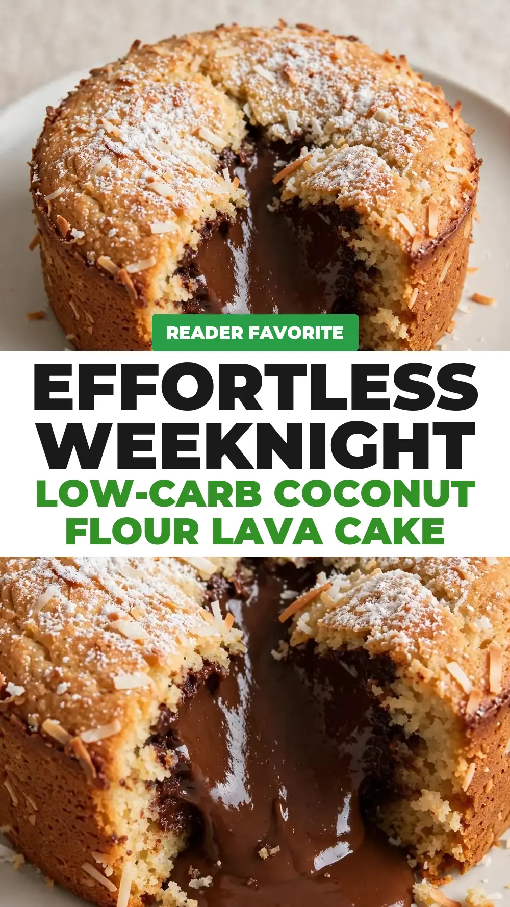 Save Low-Carb Coconut Flour Lava Cake to Pinterest