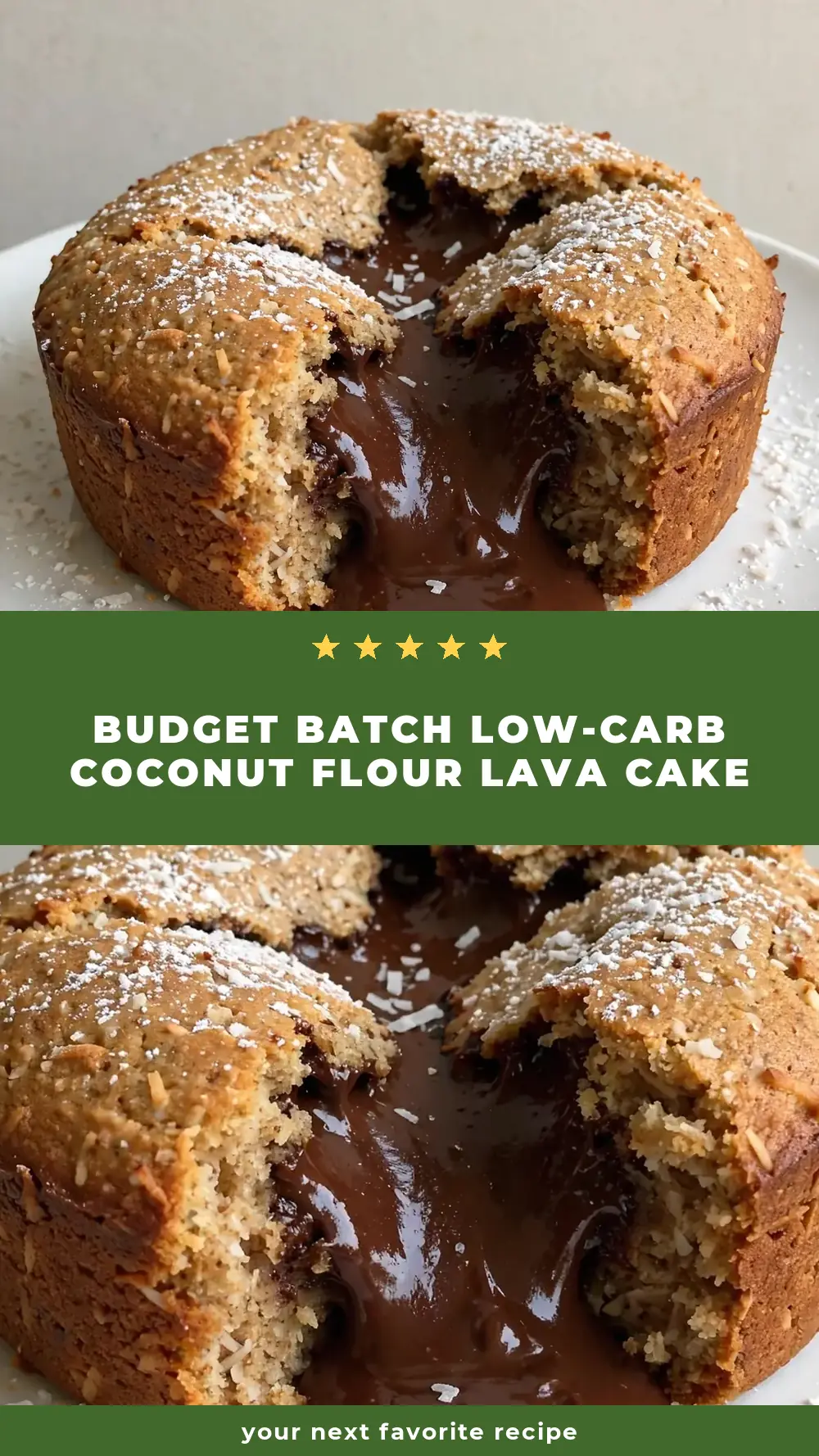Save Low-Carb Coconut Flour Lava Cake to Pinterest