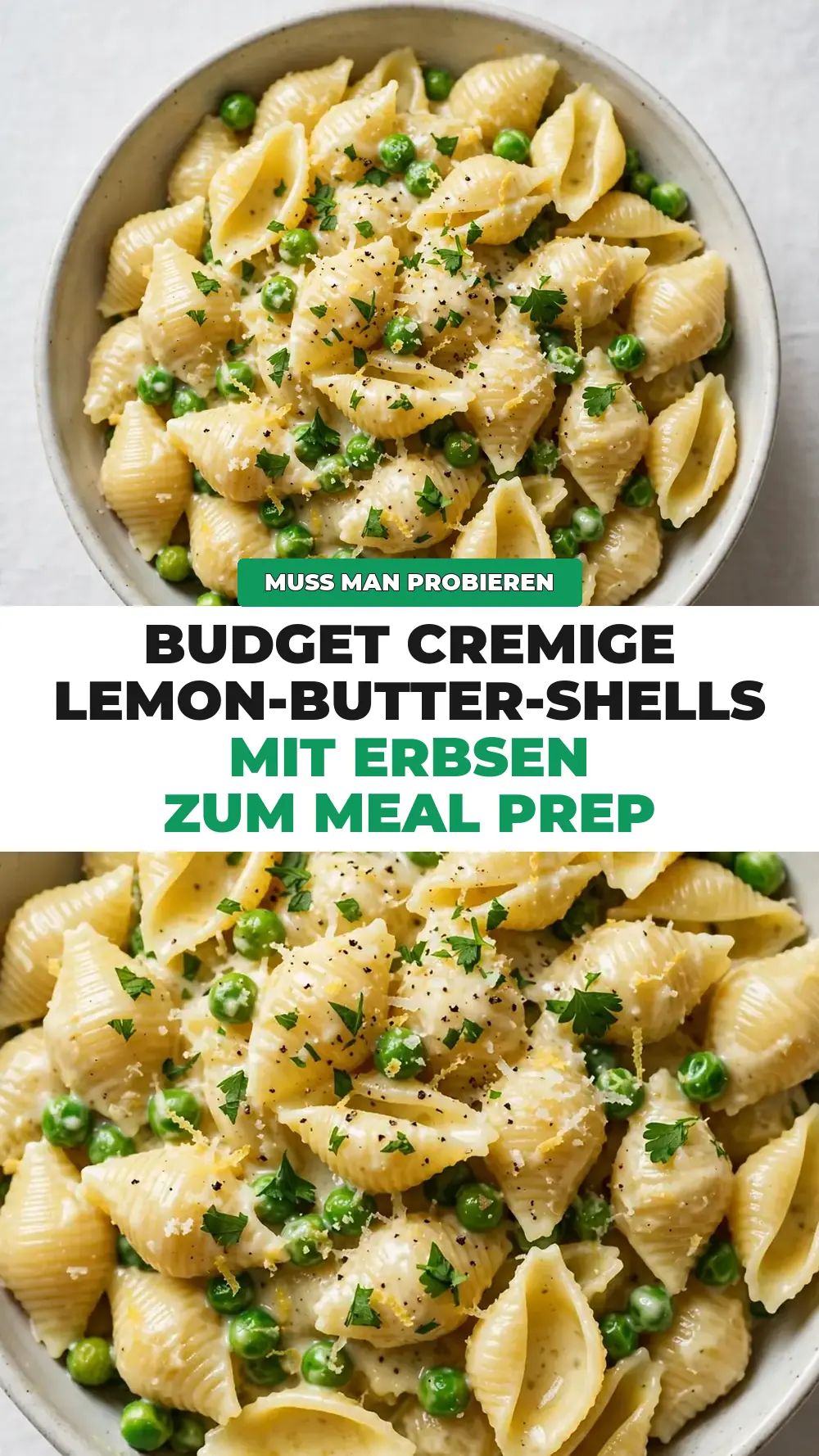 Save Creamy Lemon Butter Shells with Peas to Pinterest