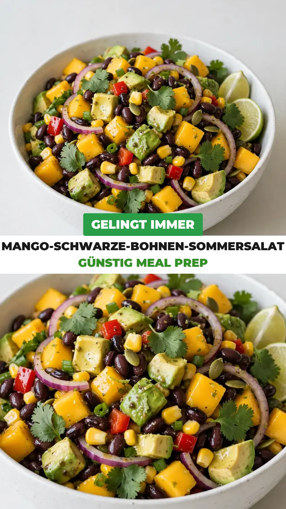 Save Mango and Black Bean Summer Salad to Pinterest