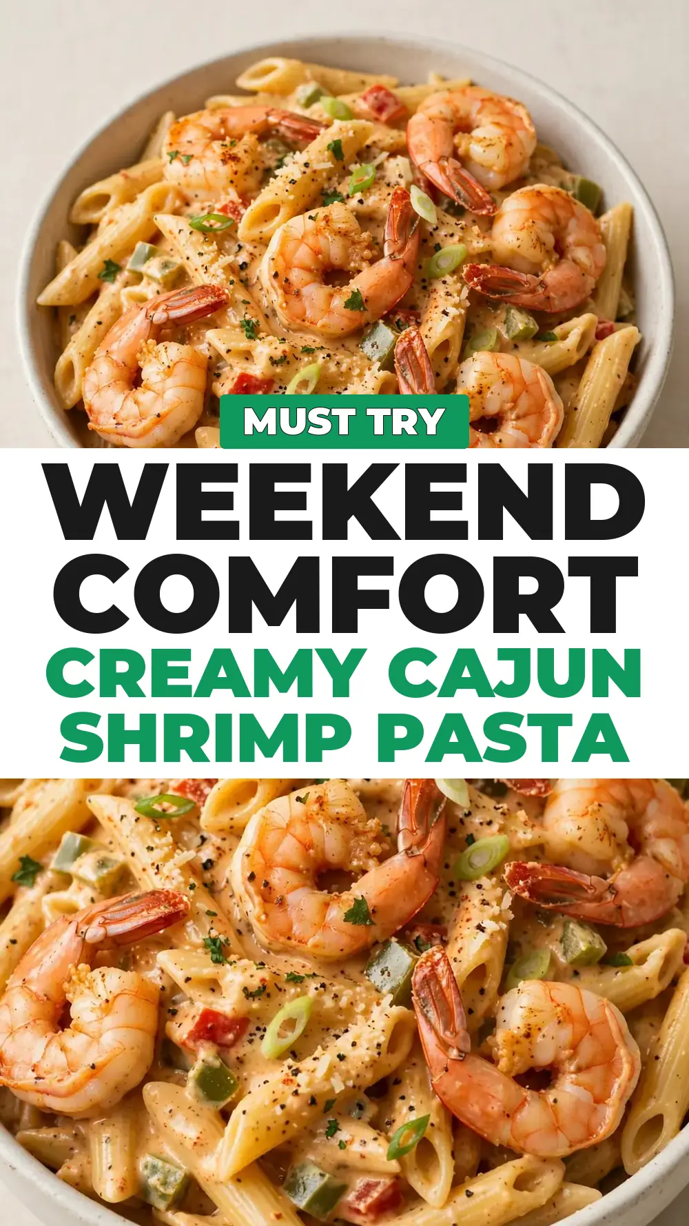 Save Creamy Cajun Shrimp Pasta to Pinterest