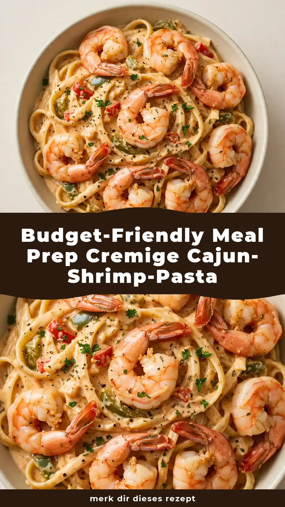 Save Creamy Cajun Shrimp Pasta to Pinterest