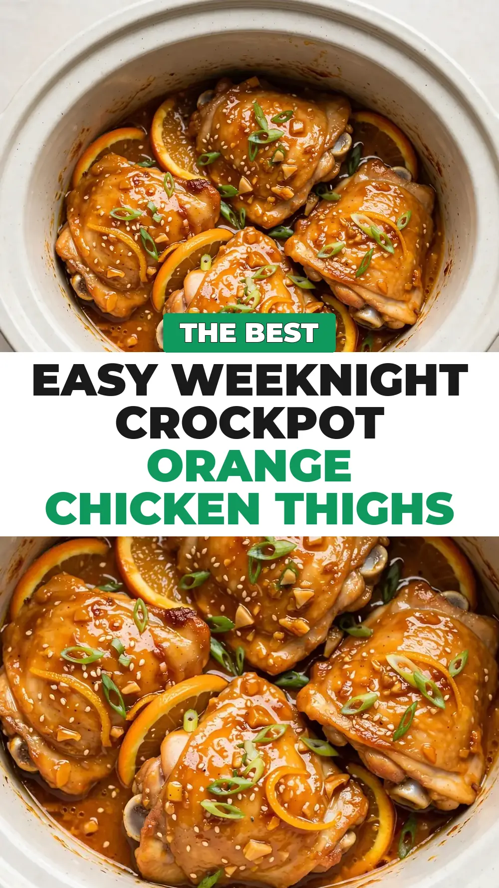 Save Crockpot Orange Chicken Thighs to Pinterest