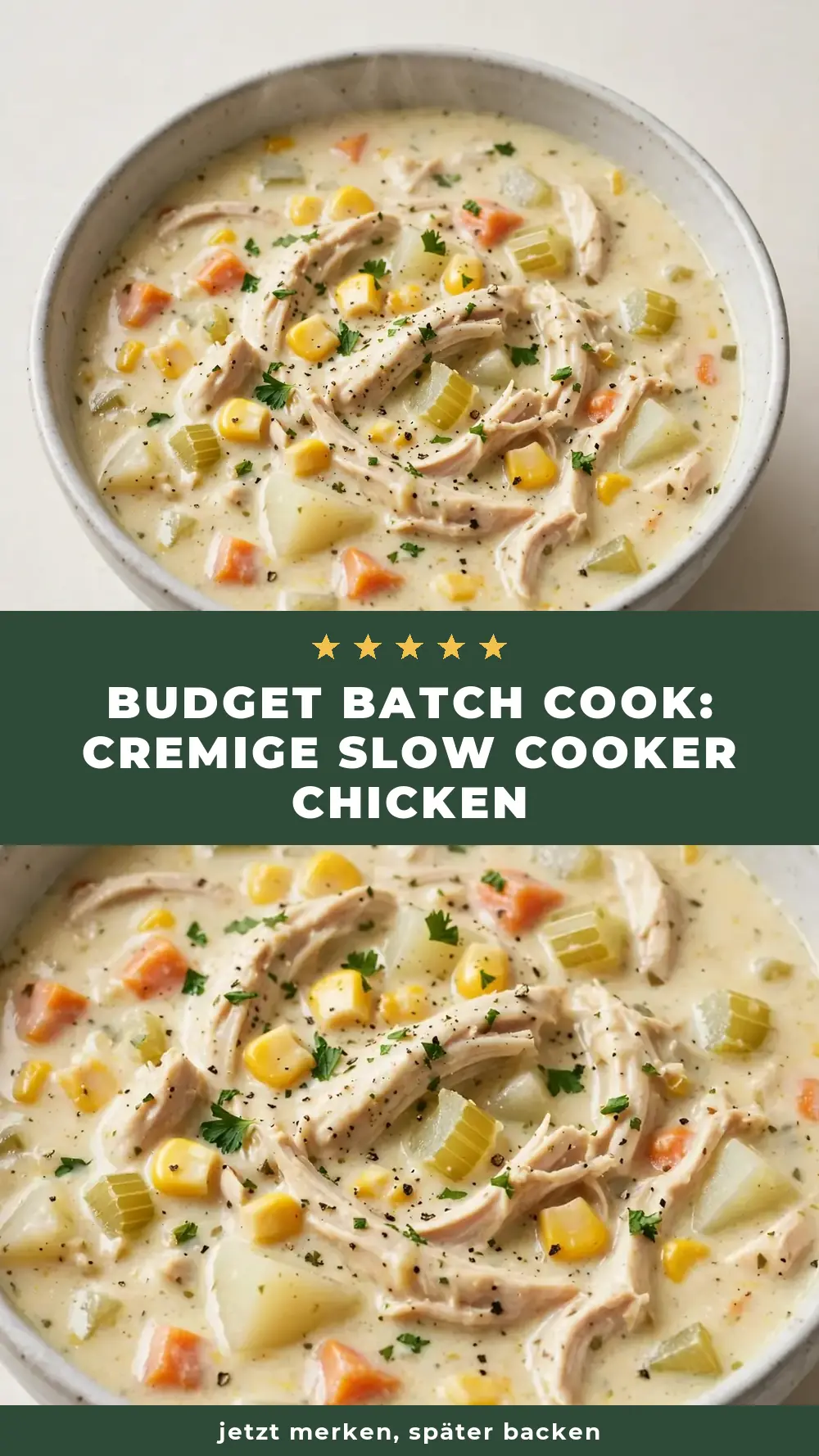 Save Slow Cooker Creamy Chicken Chowder to Pinterest