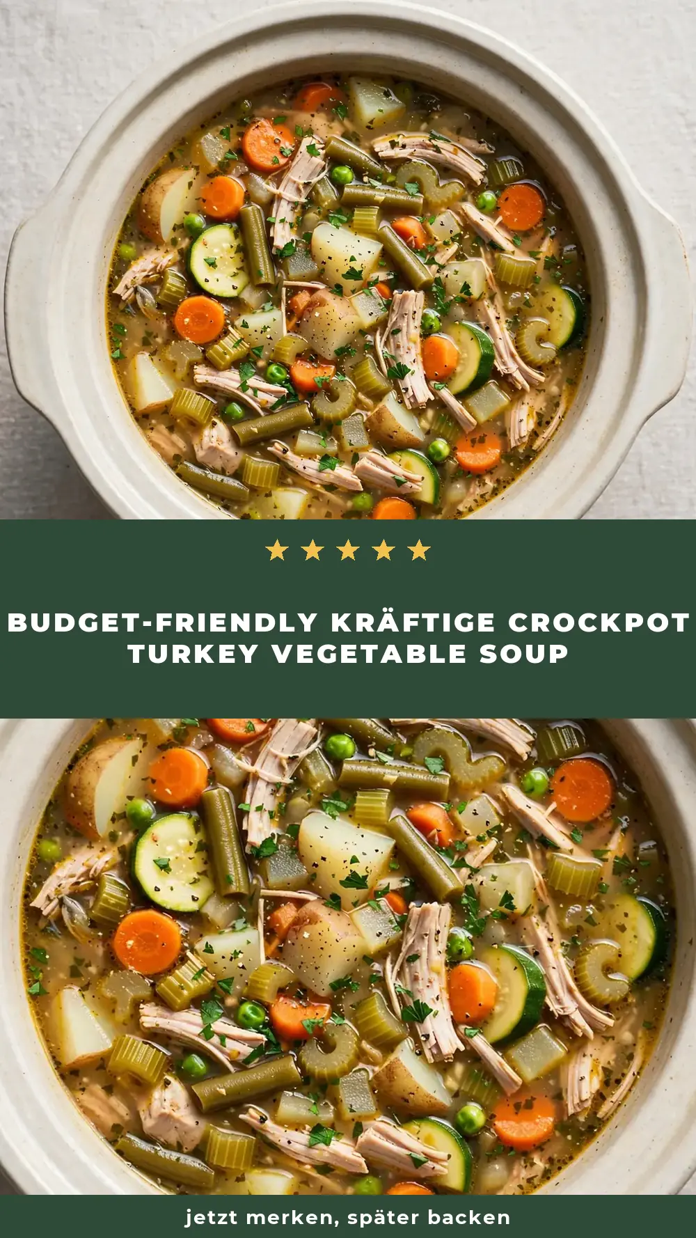 Save Crockpot Turkey Vegetable Soup to Pinterest