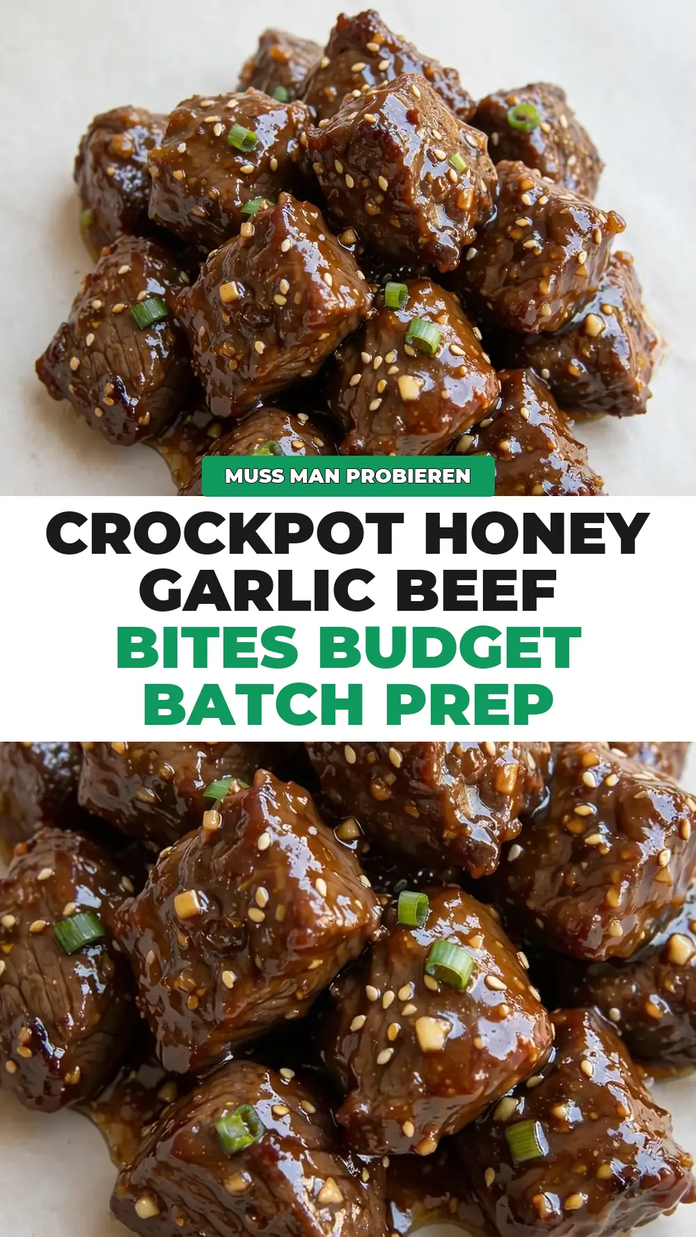 Save Crockpot Honey Garlic Beef Bites to Pinterest
