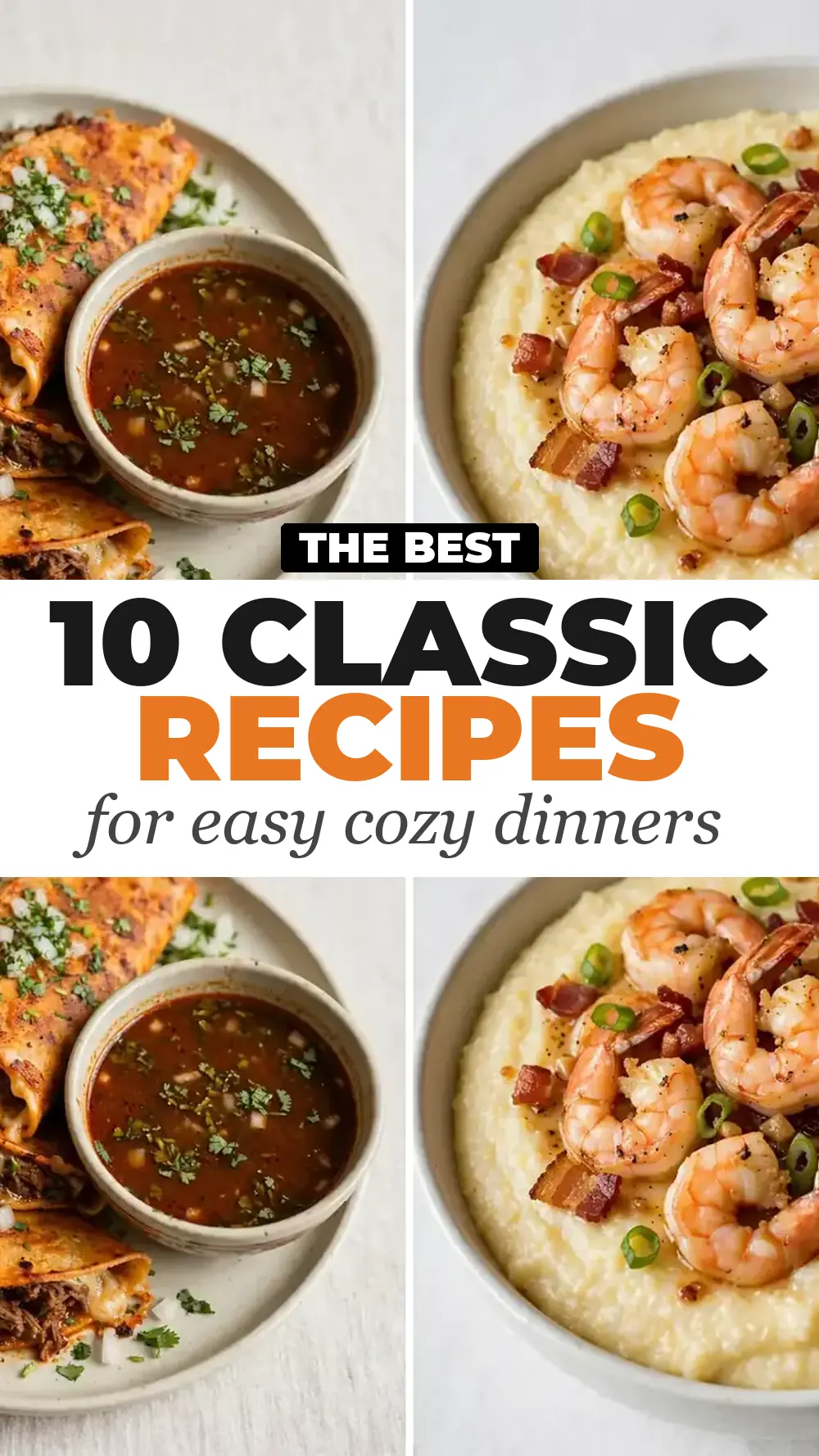 Save 10 classic recipes to Pinterest