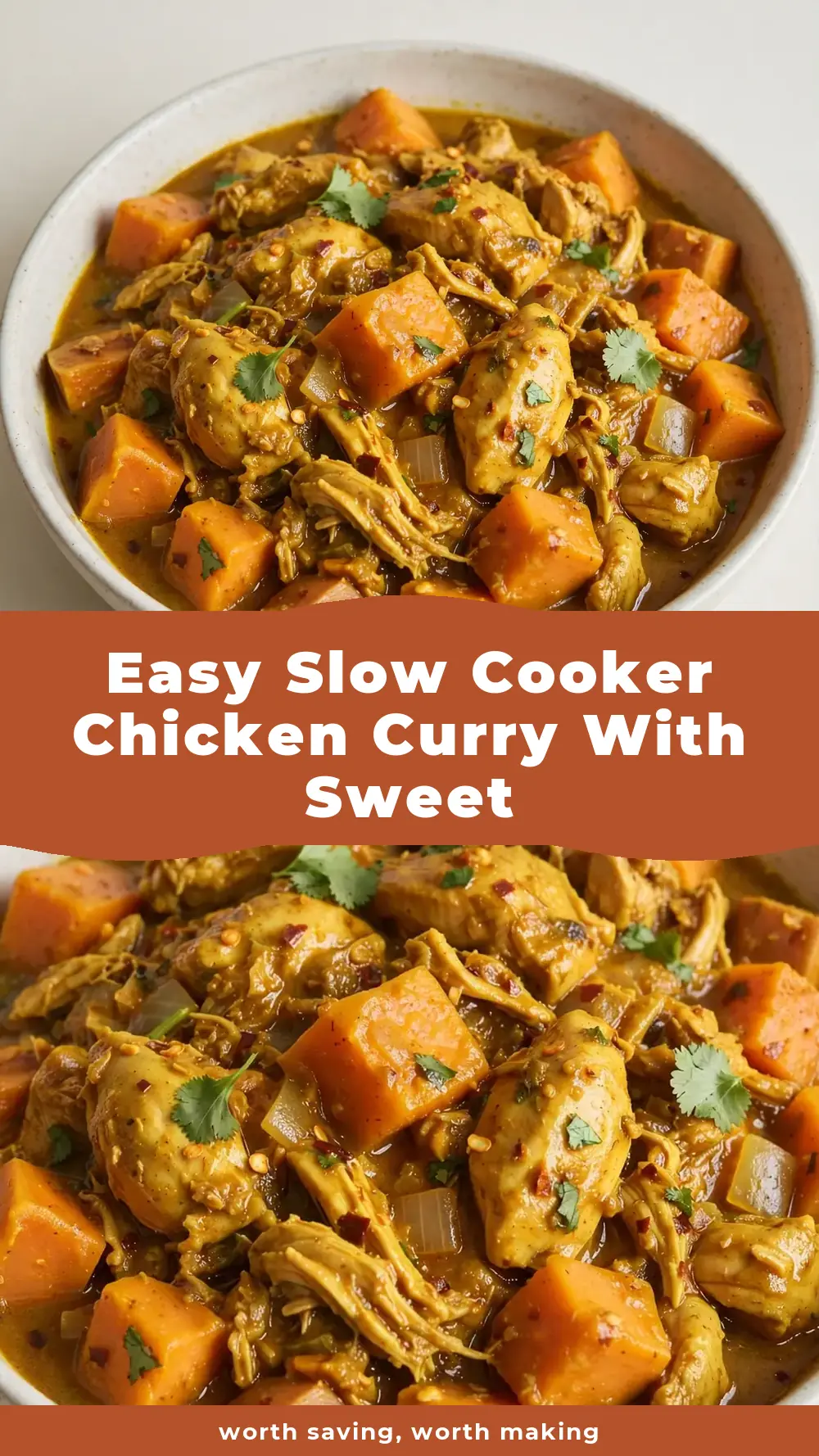 Save Slow Cooker Chicken Curry with Sweet Potatoes to Pinterest