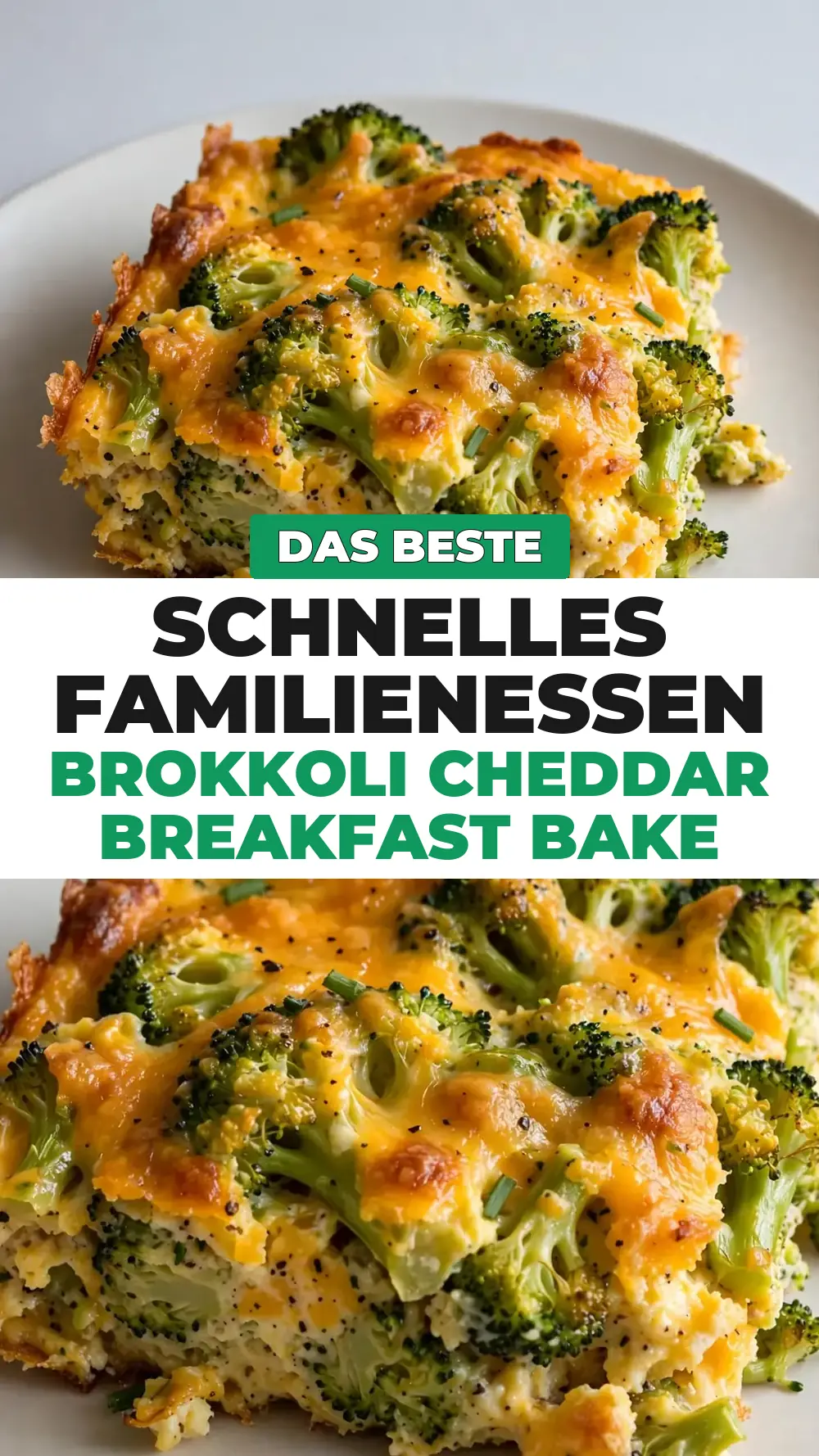 Save broccoli cheddar breakfast bake to Pinterest