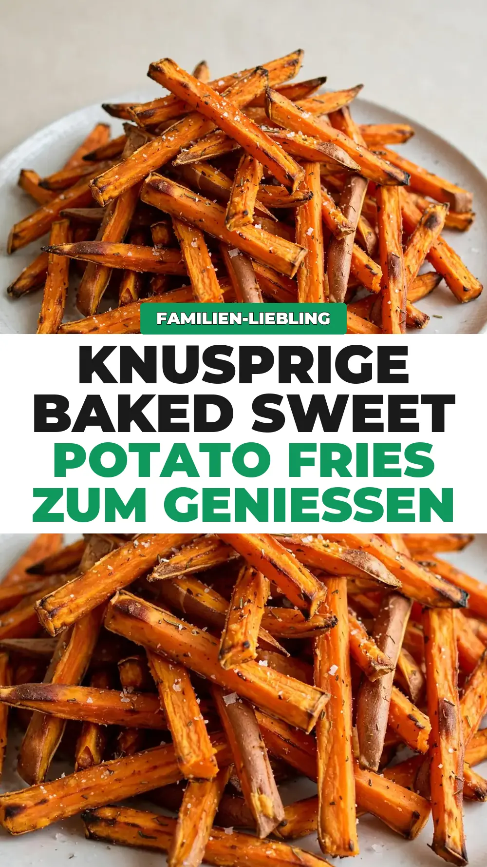 Save simple baked sweet potato fries to Pinterest
