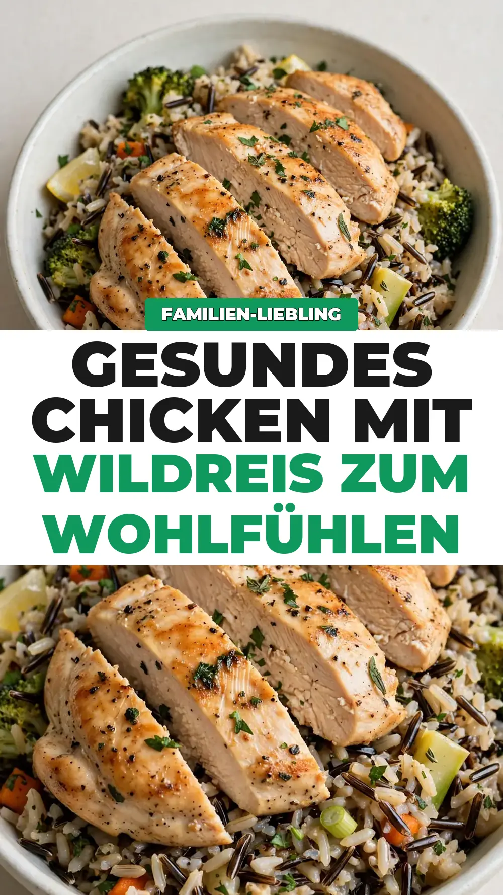 Save healthy chicken and wild rice to Pinterest