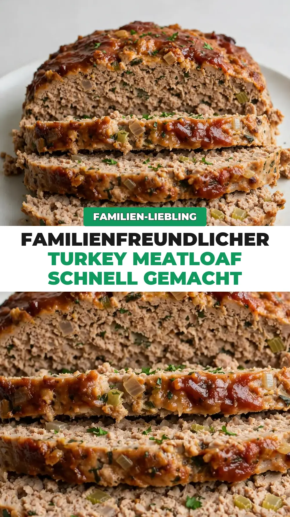 Save family friendly turkey meatloaf to Pinterest
