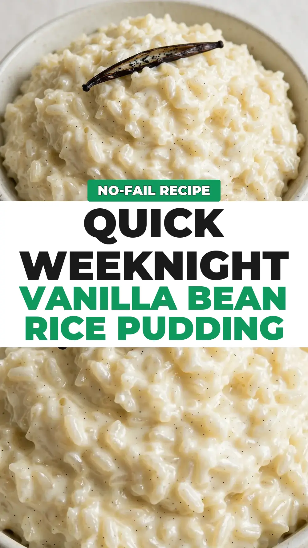 Save Vanilla Bean Rice Pudding to Pinterest