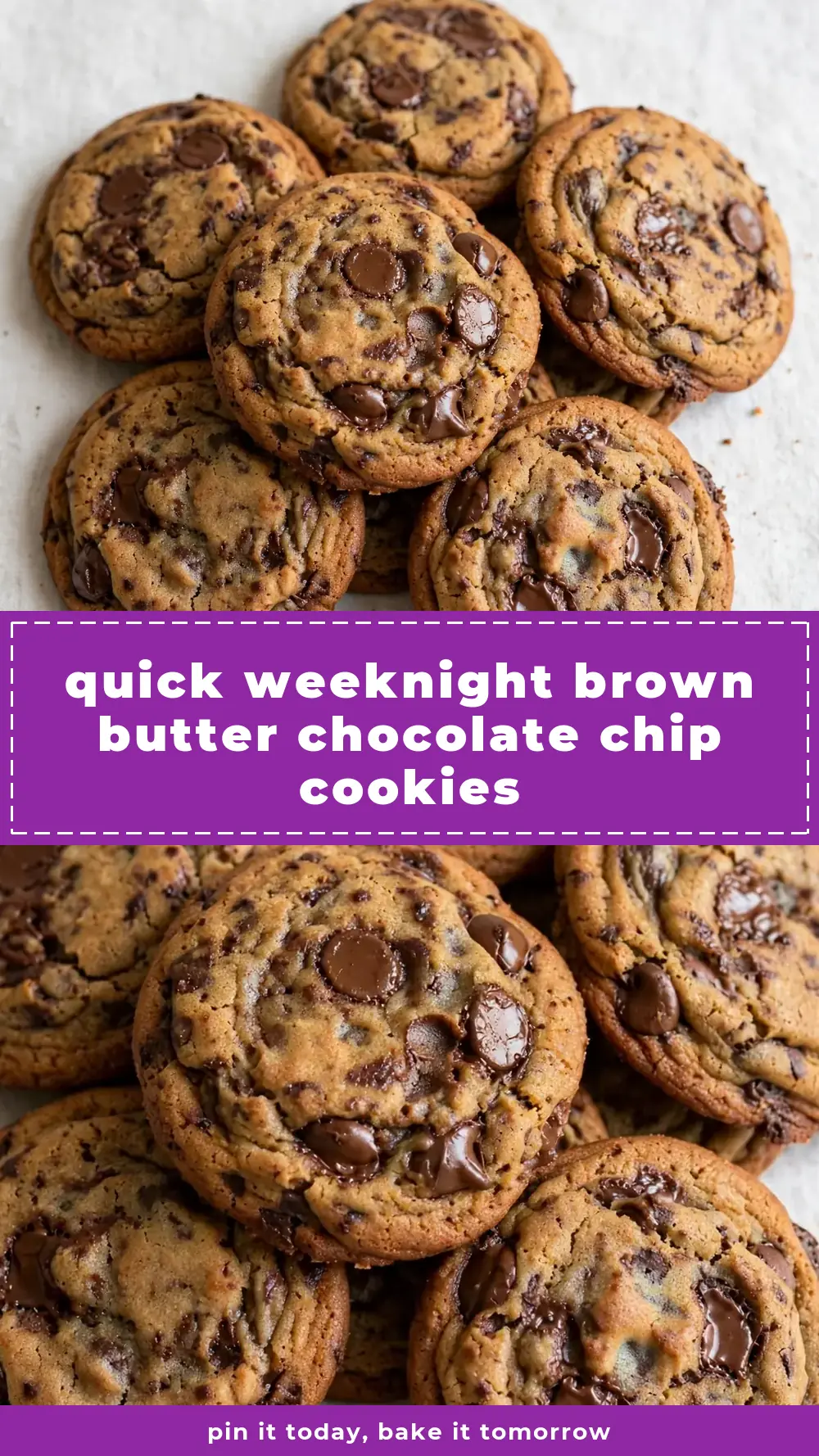 Save Brown Butter Chocolate Chip Cookies to Pinterest