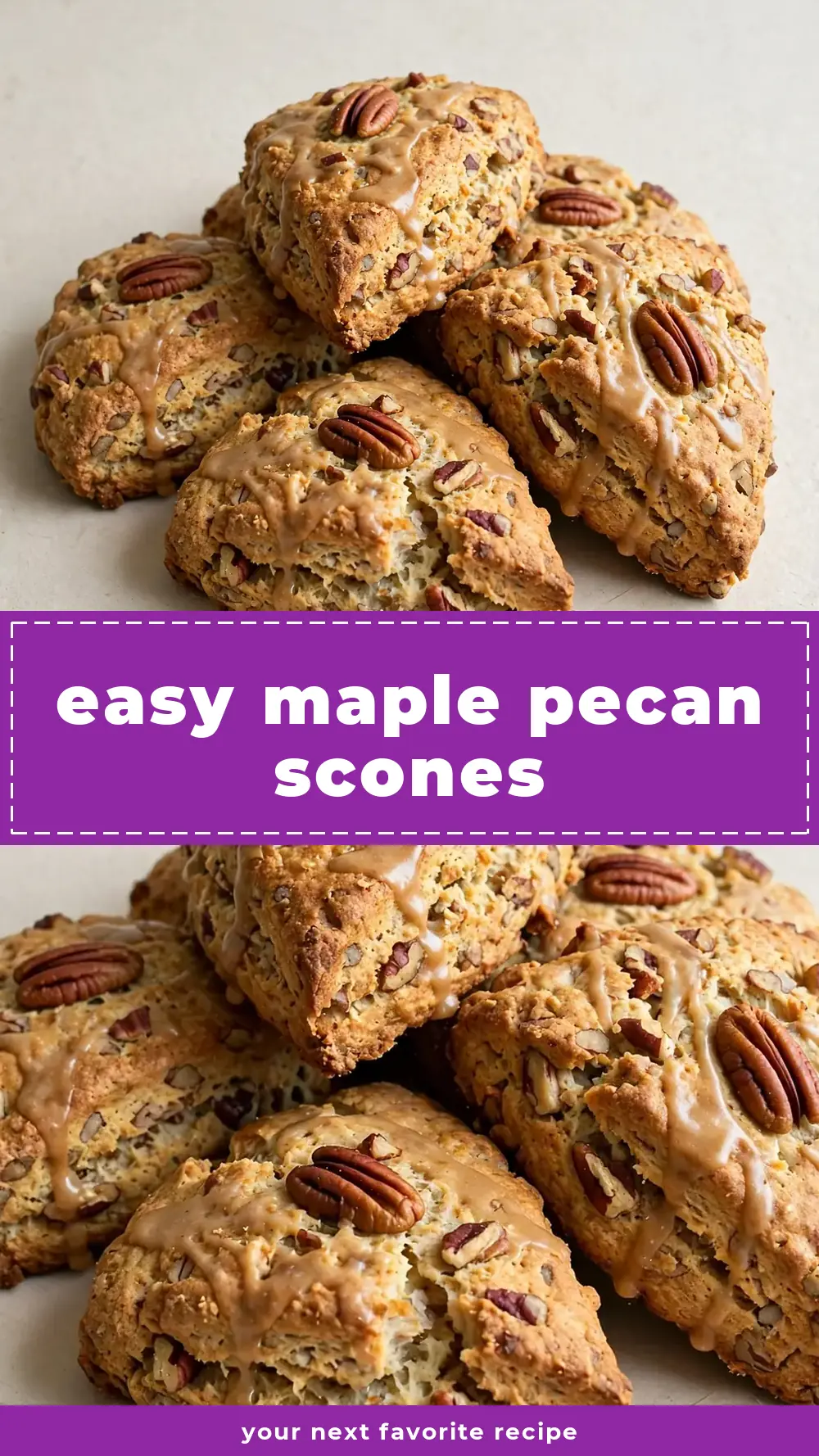 Save maple pecan scones to Pinterest