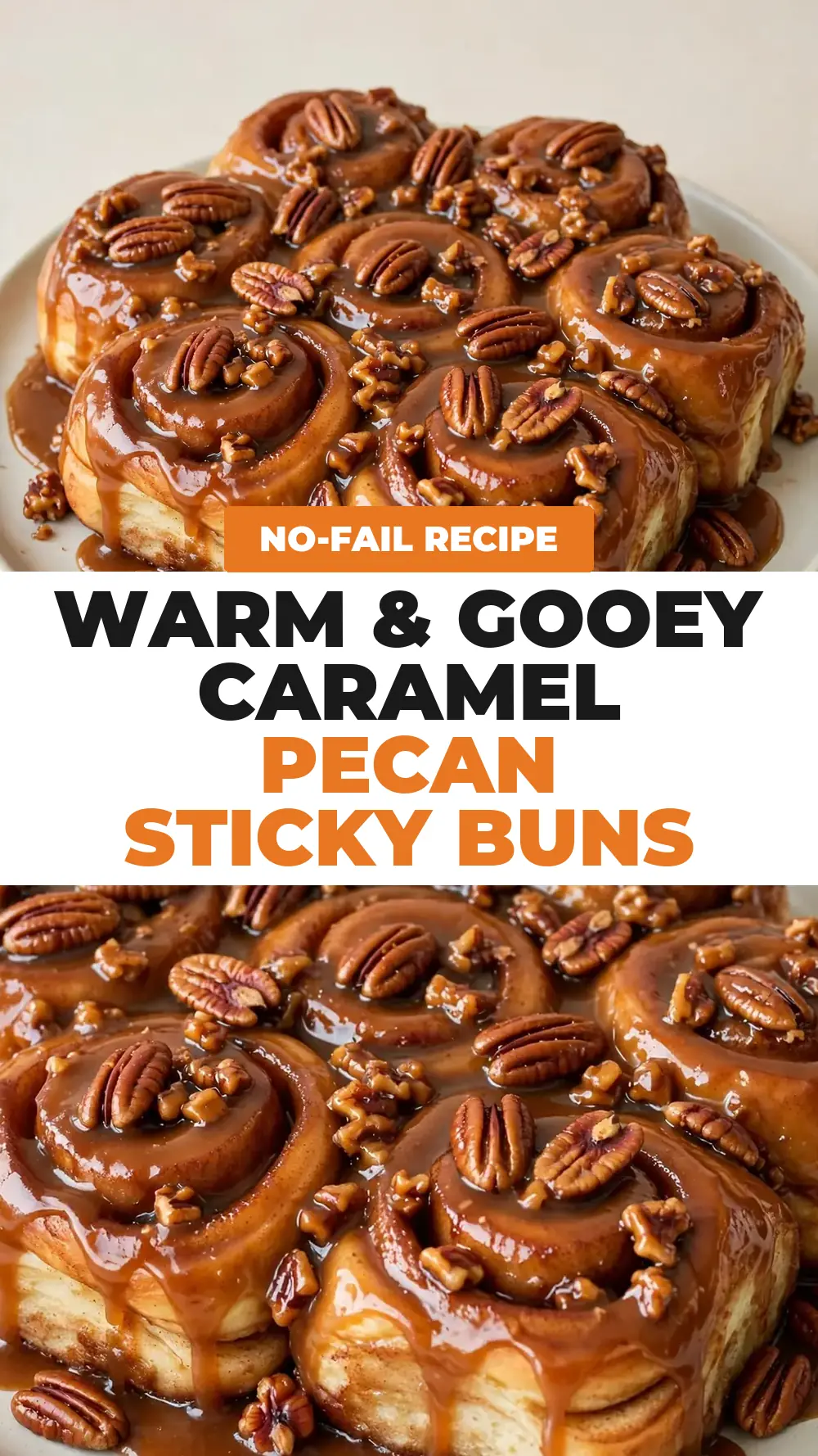 Save caramel pecan sticky buns to Pinterest