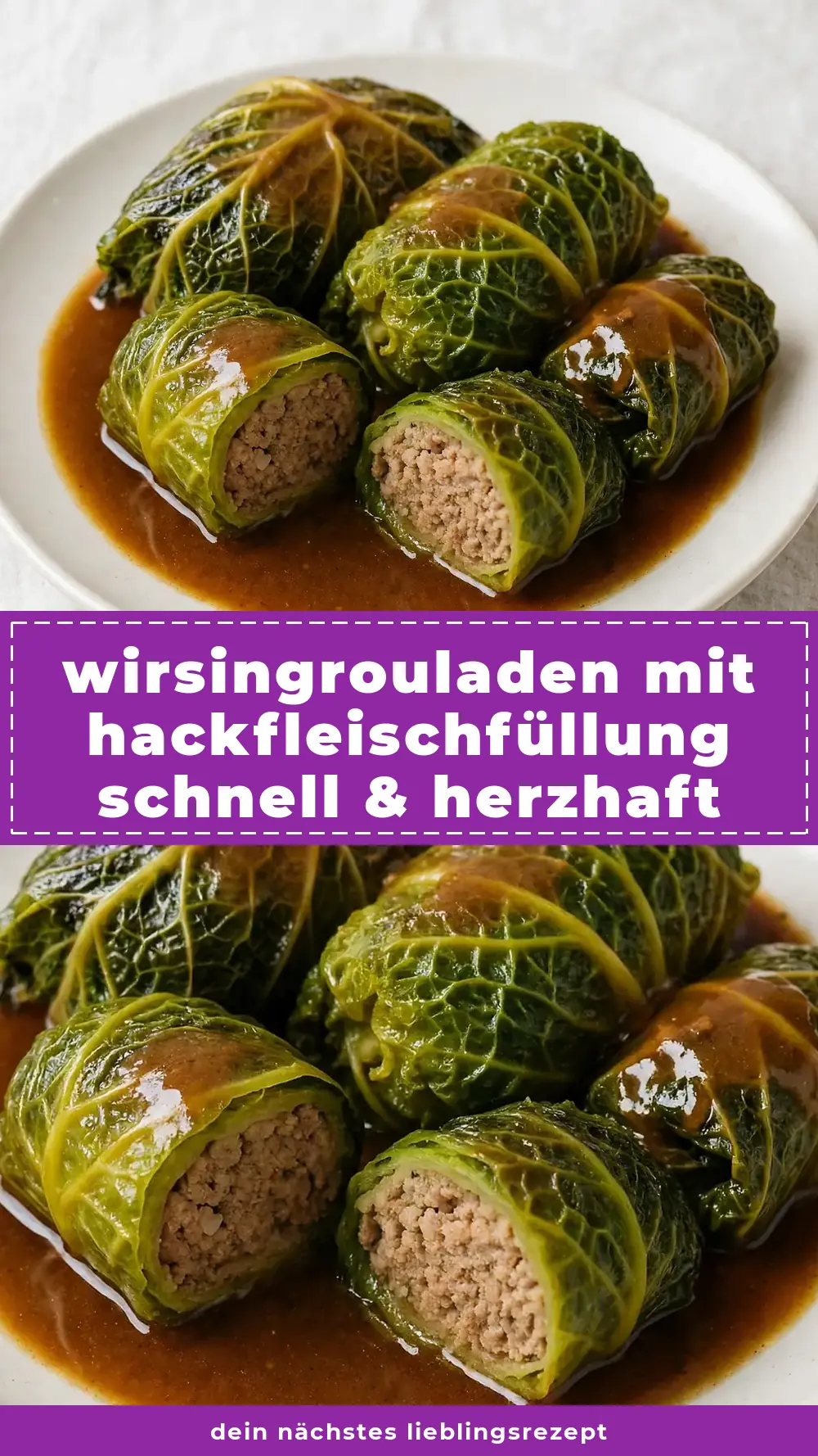 Save wirsingrouladen mit hackfleischfüllung to Pinterest