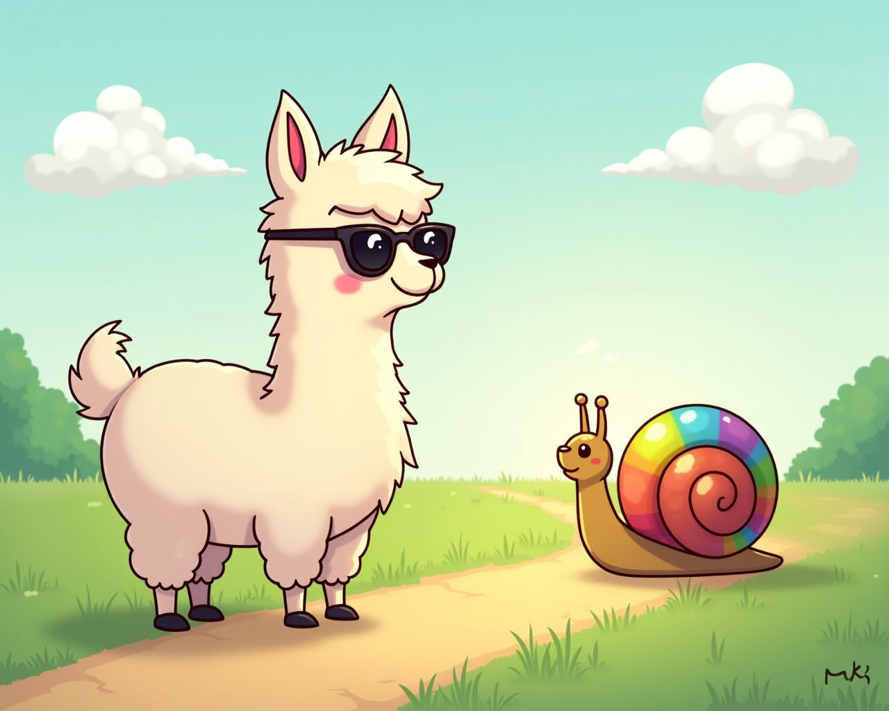 Paka and the Slow Snail