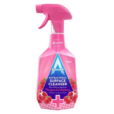 Astonish Antibacterial Surface Cleanser Pomegranate and Raspberry 750ml