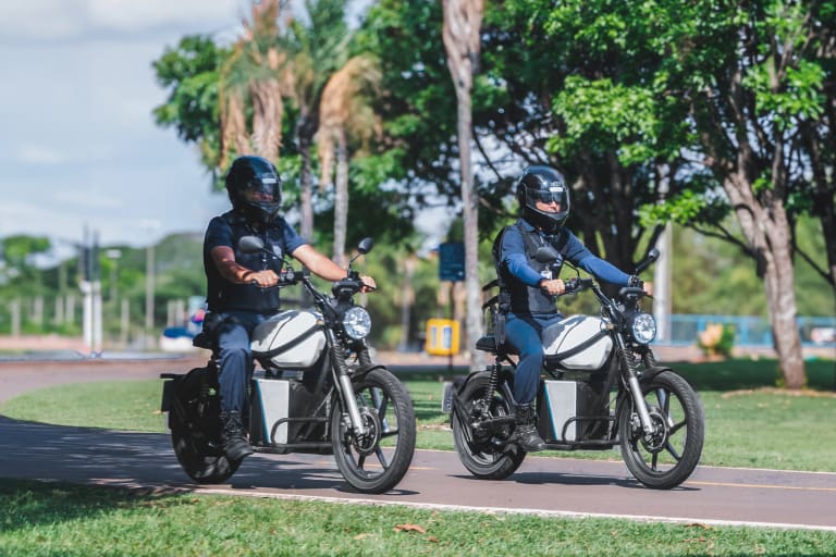 Motos Origem em patrulhamento e segurança patrimonial