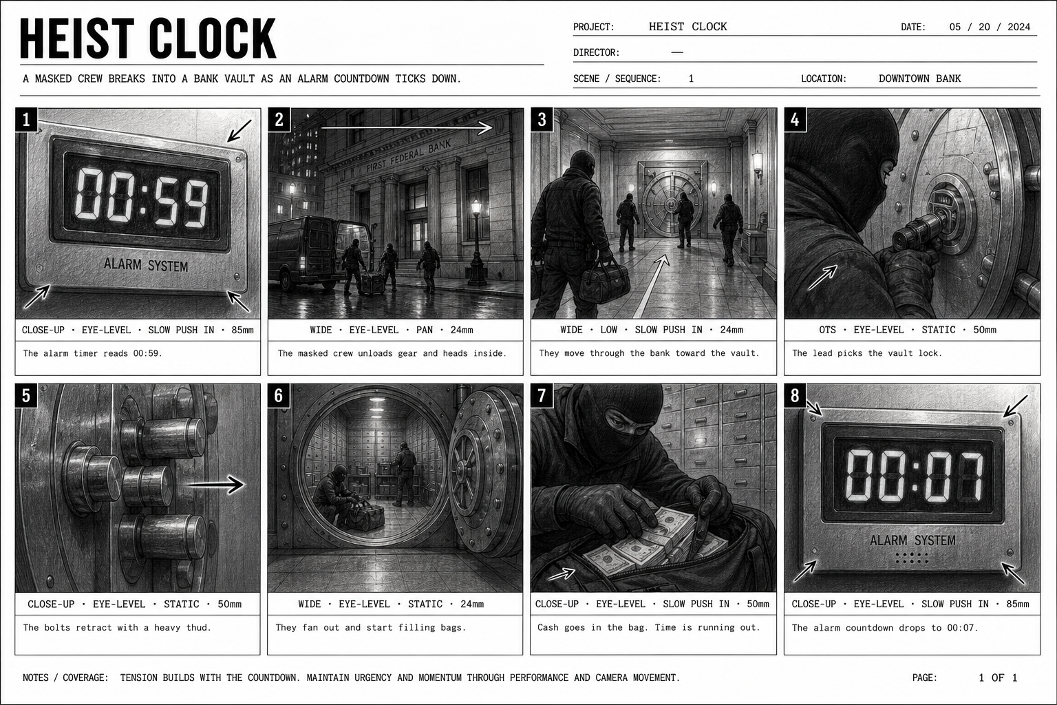 Heist Clock