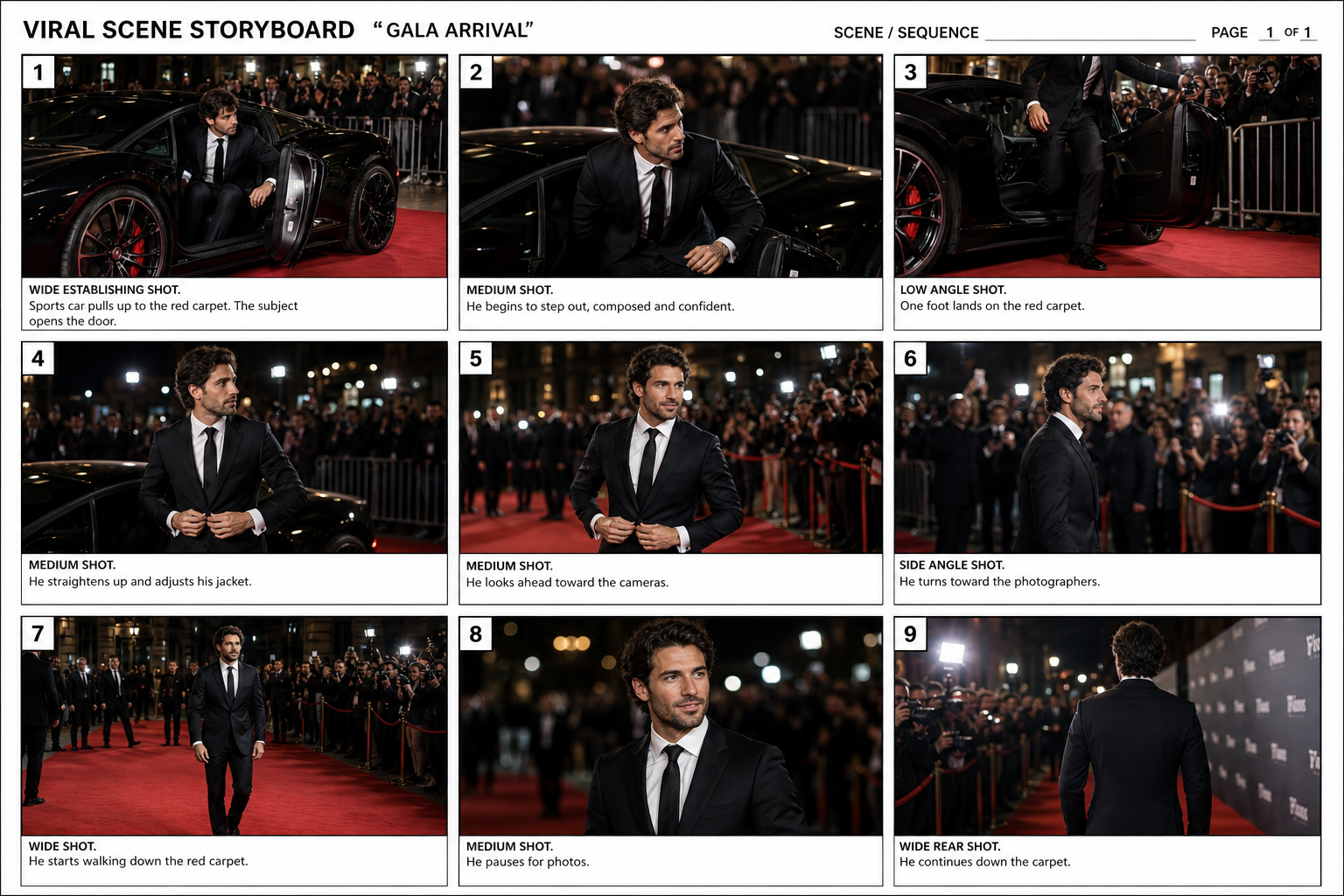 Gala Arrival